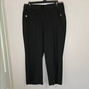 Jones New York Black Wide Leg Pants